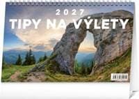 Stolový kalendár Tipy na výlety 2027, 23,1 x 14,5 cm - autor neuvedený 1