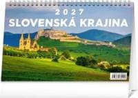 Stolový kalendár Slovenská krajina 2027, 23,1 x 14,5 cm - autor neuvedený
