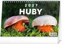 Stolový kalendár Huby 2027, 23,1 x 14,5 cm - autor neuvedený
