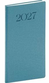 NOTIQUE Vreckový diár Biella 2027, modrý, 9 x 15,5 cm - autor neuvedený 1