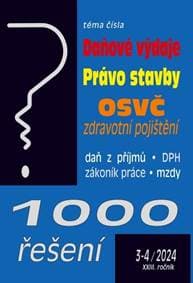 1000 řešení 3-4/2024 Daňové výdaje - autor neuvedený 1