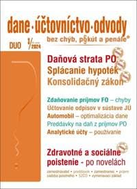 DUO 3/2024 – Dane, účtovníctvo, odvody - Ján Mintál, Miroslava Brnová, Jarmila Strählová, Ladislav Hrtánek, Jana Fülöp...