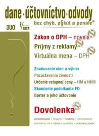 DUO 9/2024 – Dane, účtovníctvo, odvody bez chýb, pokút a penále - autor neuvedený