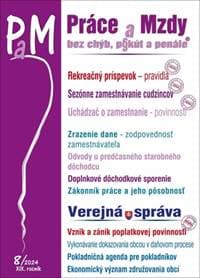 Práce a Mzdy, bez chýb, pokút a penále 8/2024 - autor neuvedený