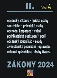Zákony II A 2024 – Občanský zákoník - autor neuvedený