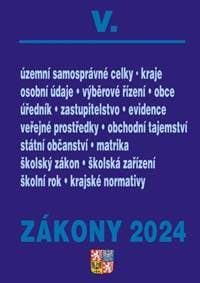Zákony V 2024 – Veřejná správa, Školství - autor neuvedený