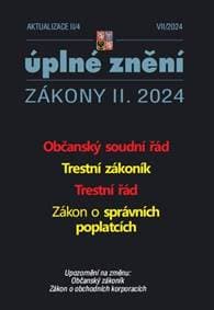 Aktualizace 2024 II/4 Občanský soudní řád - autor neuvedený