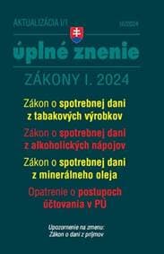 Aktualizácia I/1 2024 Daňové a účtovné zákony - autor neuvedený 1