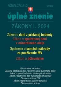 Aktualizácia I/2 2024 – daňové a účtovné zákony - autor neuvedený
