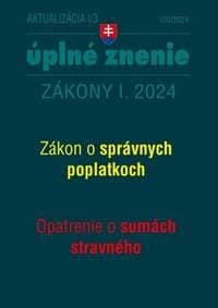 Aktualizácia I/3 2024 – daňové a účtovné zákony - autor neuvedený