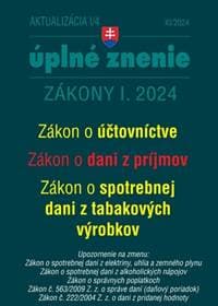 Aktualizácia I/4 2024 – daňové a účtovné zákony - autor neuvedený