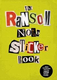 The Ransom Note Sticker Book - Luke Herriott, Thames & Hudson Ltd