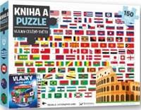 Kniha a puzzle Vlajky celého světa - autor neuvedený 1