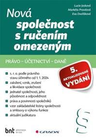 Nová společnost s ručením omezeným - právo – účetnictví – daně - Josková Lucie