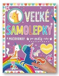 Jednorožce - Veľké samolepky pre malé ruky - autor neuvedený 1