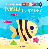Zvířátka v moři Čti a skládej puzzle - autor neuvedený 1