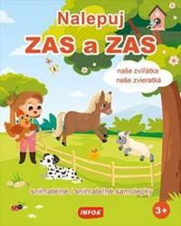Nalepuj zas a zas - Naše zvieratká- snímatelné samolepky - autor neuvedený