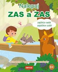 Nalepuj zas a zas - Zajačikov zošit - snímatelné samolepky - autor neuvedený