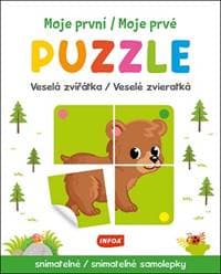 Moje prvé puzzle - Veselé zvieratká - autor neuvedený