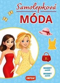 Samolepková móda - modrý zošit - autor neuvedený