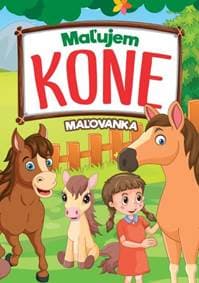 Maľujem kone - maľovanka - autor neuvedený