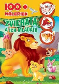 Zvieratá a ich mláďatá +100 nálepiek - autor neuvedený