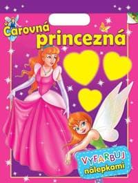 Čarovná Princezná - vyfarbuj nálepkami - autor neuvedený