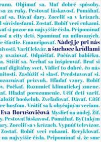 Nádej je pri nás a šuchoce krídlami - Eva Borušovičová 1