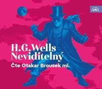 Audiokniha Neviditelný (CD) - Herbert George Wells, Otakar Brousek ml.