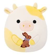 Squishmallows Žlutá kravička s čoko zajícem Bodie 1