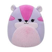 Squishmallows Fialovo-růžový chipmunk Tamara