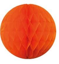 Ozdobná dekoračná guľa oranžová 30cm 1