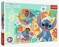 Puzzle Lilo&Stitch Šťastný den MAXI - autor neuvedený