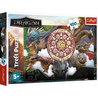 Puzzle Jak vycvičit draka Draci s akci 100 dílků - autor neuvedený