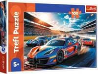 Puzzle Závodní auto 100 dílků - autor neuvedený 1