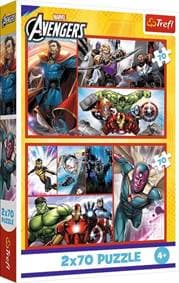 Puzzle Marvel Avengers Staň se hrdinou 2x70 dílků - autor neuvedený 1