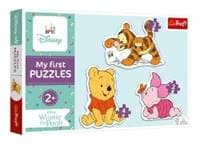 Baby puzzle Medvídek Pú 3v1 1