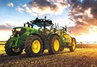 Diamantové malování Traktor John Deere na poli 30x40cm - autor neuvedený 1