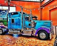 Diamantové malování Nablýskaný truck 30x40cm - autor neuvedený