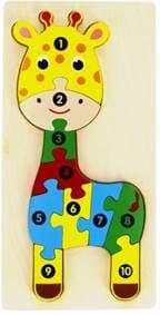 Puzzle drevené žirafa 1