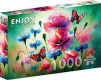 Puzzle Motýlí zahrada 1000 dílků 1