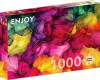 Puzzle Abstraktní podzimní listí 1000 dílků 1