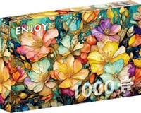 Puzzle Luxusní květinová zahrada 1000 dílků 1