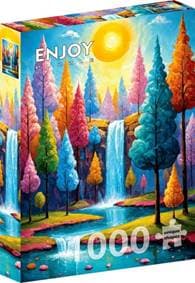 Puzzle Lesní kaskáda 1000 dílků 1