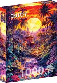Puzzle Soumrak v džungli 1000 dílků 1