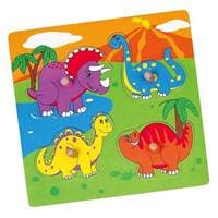 Viga Drevená vkladačka dinosaury 4ks 1