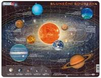 Puzzle 70 Sluneční soustava deskové - autor neuvedený