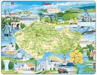 Puzzle 78 Česko deskové - autor neuvedený