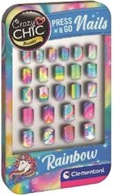 Crazy Chic Beauty Press & Go Nails Rainbow 1