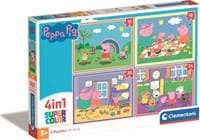Puzzle 4in1 Peppa Pig - autor neuvedený